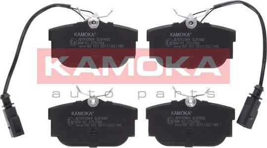 Kamoka JQ1012964 - Kit pastiglie freno, Freno a disco autozon.pro