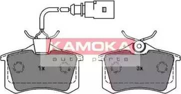 Kamoka JQ1012962 - Kit pastiglie freno, Freno a disco autozon.pro