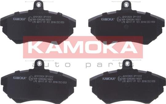 Kamoka JQ1012624 - Kit pastiglie freno, Freno a disco autozon.pro