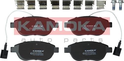 Kamoka JQ101283 - Kit pastiglie freno, Freno a disco autozon.pro