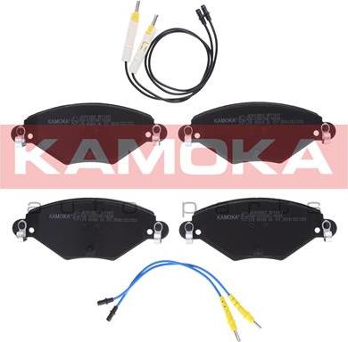 Kamoka JQ1012822 - Kit pastiglie freno, Freno a disco autozon.pro