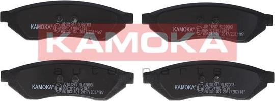 Kamoka JQ101287 - Kit pastiglie freno, Freno a disco autozon.pro