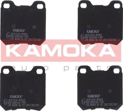 Kamoka JQ1012234 - Kit pastiglie freno, Freno a disco autozon.pro