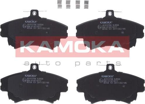 Kamoka JQ1012768 - Kit pastiglie freno, Freno a disco autozon.pro