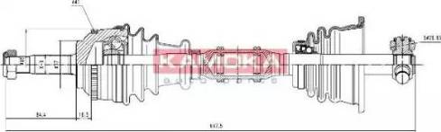 Kamoka RN1138909A - Albero motore / Semiasse autozon.pro