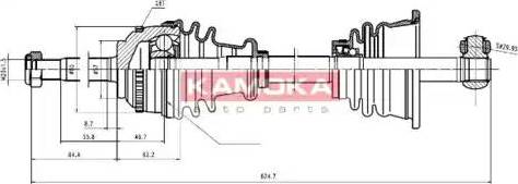 Kamoka RN1138913A - Albero motore / Semiasse autozon.pro