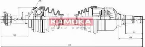 Kamoka TO1138919A - Albero motore / Semiasse autozon.pro