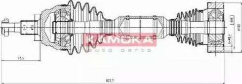 Kamoka VW1138927 - Albero motore / Semiasse autozon.pro