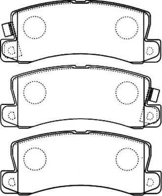 Kavo Parts BP-9094 - Kit pastiglie freno, Freno a disco autozon.pro