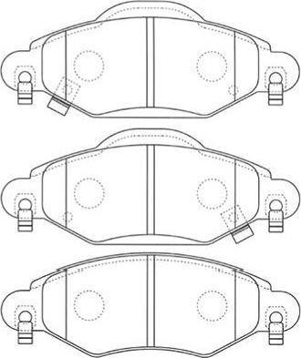 Kavo Parts BP-9096 - Kit pastiglie freno, Freno a disco autozon.pro