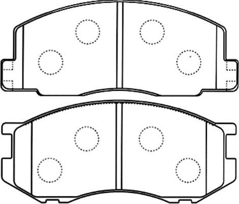 Kavo Parts BP-9098 - Kit pastiglie freno, Freno a disco autozon.pro