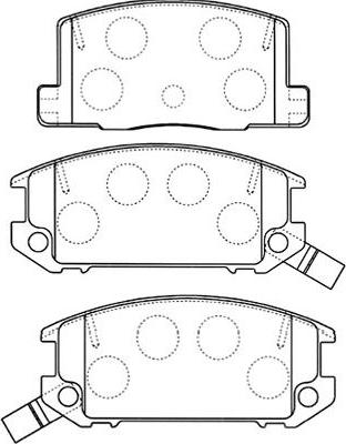 Kavo Parts BP-9093 - Kit pastiglie freno, Freno a disco autozon.pro