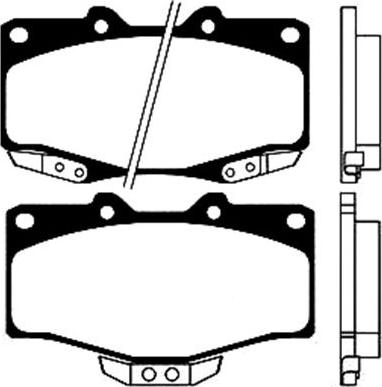 Kavo Parts BP-9045 - Kit pastiglie freno, Freno a disco autozon.pro