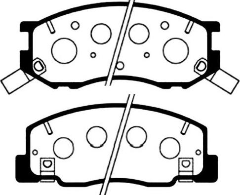 Kavo Parts BP-9041 - Kit pastiglie freno, Freno a disco autozon.pro