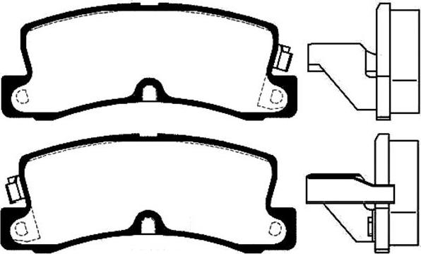 Kavo Parts BP-9050 - Kit pastiglie freno, Freno a disco autozon.pro