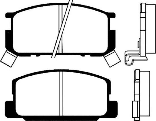 Kavo Parts BP-9009 - Kit pastiglie freno, Freno a disco autozon.pro