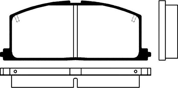 Kavo Parts BP-9005 - Kit pastiglie freno, Freno a disco autozon.pro