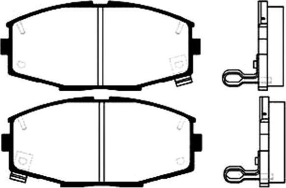 HELLA 8DB 355 006-241 - Kit pastiglie freno, Freno a disco autozon.pro