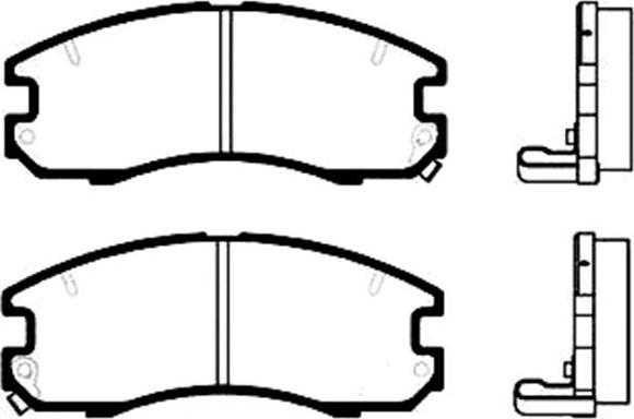 Kavo Parts BP-9013 - Kit pastiglie freno, Freno a disco autozon.pro