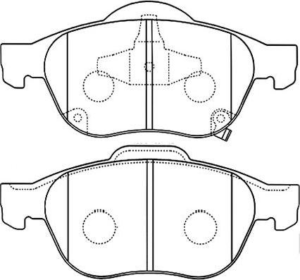 Kavo Parts BP-9080 - Kit pastiglie freno, Freno a disco autozon.pro