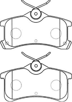 Kavo Parts BP-9081 - Kit pastiglie freno, Freno a disco autozon.pro