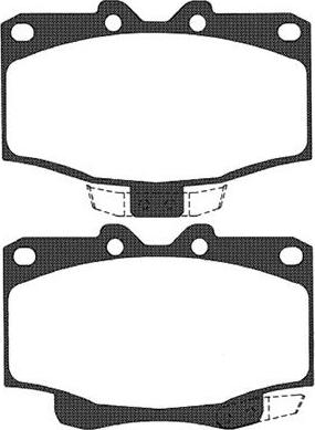 Kavo Parts BP-9038 - Kit pastiglie freno, Freno a disco autozon.pro