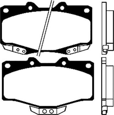 Kavo Parts BP-9025 - Kit pastiglie freno, Freno a disco autozon.pro