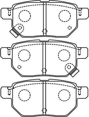 Kavo Parts BP-9148 - Kit pastiglie freno, Freno a disco autozon.pro