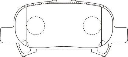 Kavo Parts BP-9155 - Kit pastiglie freno, Freno a disco autozon.pro