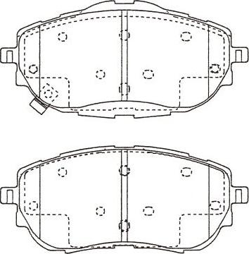 Kavo Parts BP-9150 - Kit pastiglie freno, Freno a disco autozon.pro