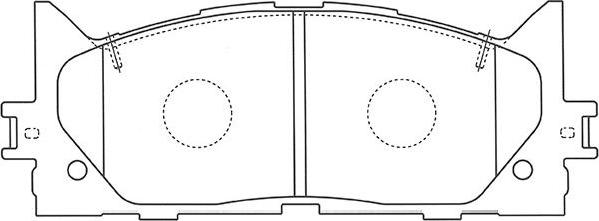 Kavo Parts BP-9105 - Kit pastiglie freno, Freno a disco autozon.pro