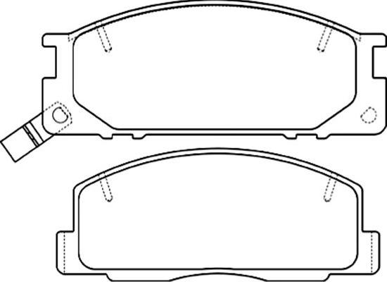 Kavo Parts BP-9101 - Kit pastiglie freno, Freno a disco autozon.pro