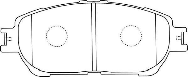 Kavo Parts BP-9108 - Kit pastiglie freno, Freno a disco autozon.pro