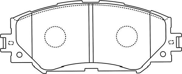 Kavo Parts BP-9116 - Kit pastiglie freno, Freno a disco autozon.pro