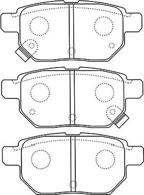 Kavo Parts BP-9110 - Kit pastiglie freno, Freno a disco autozon.pro