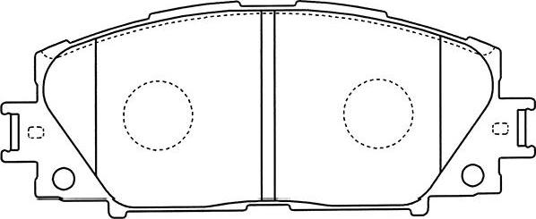 Kavo Parts BP-9112 - Kit pastiglie freno, Freno a disco autozon.pro