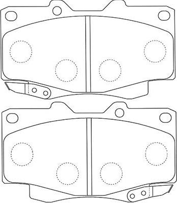 Kavo Parts BP-9117 - Kit pastiglie freno, Freno a disco autozon.pro