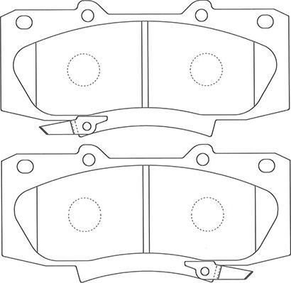 Kavo Parts BP-9139 - Kit pastiglie freno, Freno a disco autozon.pro