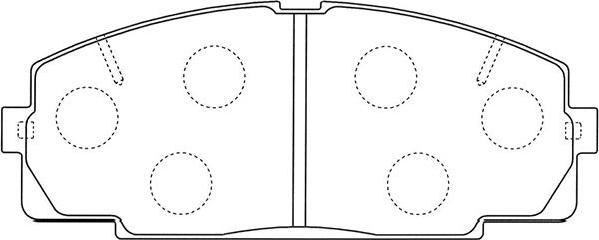 Kavo Parts BP-9135 - Kit pastiglie freno, Freno a disco autozon.pro