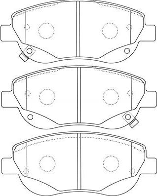 Kavo Parts BP-9133 - Kit pastiglie freno, Freno a disco autozon.pro