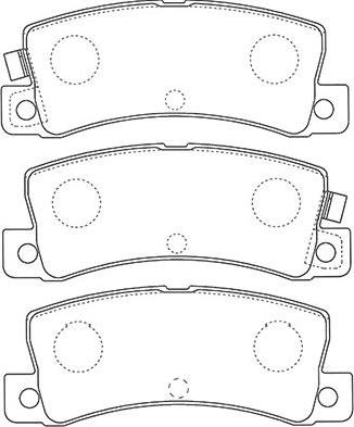 Kavo Parts BP-9124 - Kit pastiglie freno, Freno a disco autozon.pro