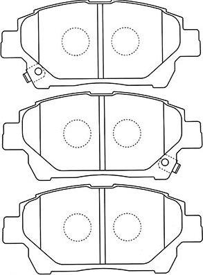 Kavo Parts BP-9120 - Kit pastiglie freno, Freno a disco autozon.pro