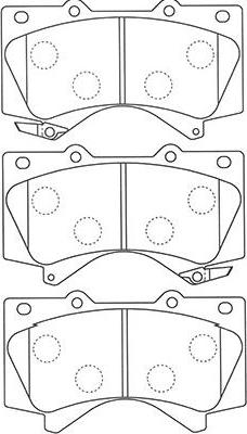 Kavo Parts BP-9121 - Kit pastiglie freno, Freno a disco autozon.pro