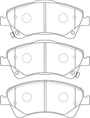 Kavo Parts BP-9128 - Kit pastiglie freno, Freno a disco autozon.pro