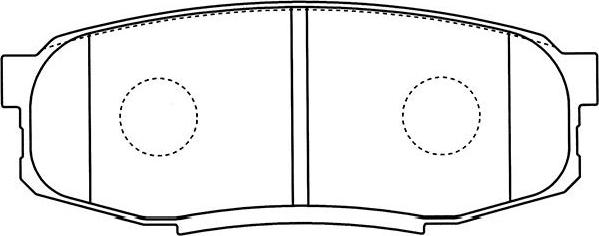 Kavo Parts BP-9122 - Kit pastiglie freno, Freno a disco autozon.pro