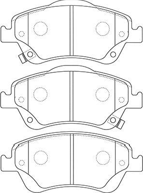 Kavo Parts BP-9127 - Kit pastiglie freno, Freno a disco autozon.pro