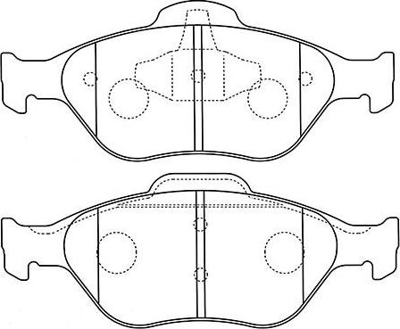 Kavo Parts BP-4567 - Kit pastiglie freno, Freno a disco autozon.pro