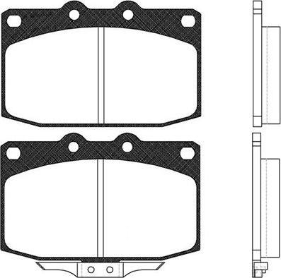 Kavo Parts BP-4509 - Kit pastiglie freno, Freno a disco autozon.pro