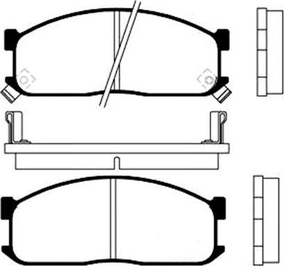 Kavo Parts BP-4514 - Kit pastiglie freno, Freno a disco autozon.pro