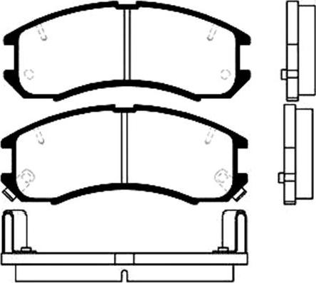 Kavo Parts BP-4516 - Kit pastiglie freno, Freno a disco autozon.pro